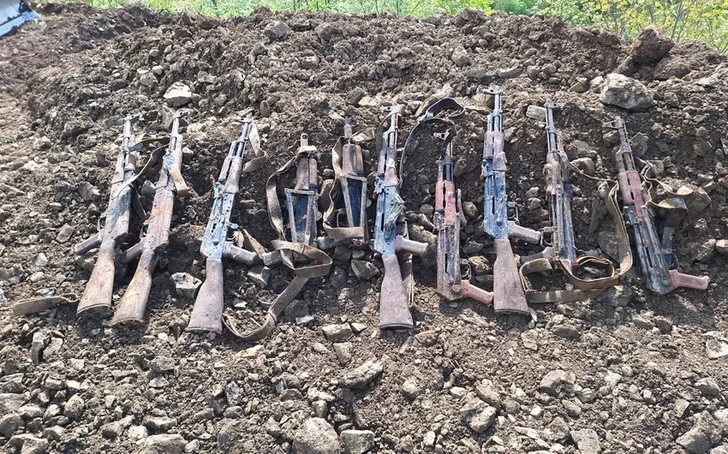 МВД обнародовало число найденного в Ханкенди за неделю оружия