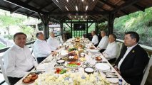 Ильхам Алиев устроил обед для лидеров тюркских государств