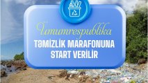 Sabahdan ümumrespublika təmizlik marafonu başlayır