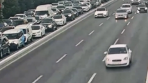 Narkotikin təsiri altında sürət yarışı keçirən sürücülər saxlanıldı - VİDEO