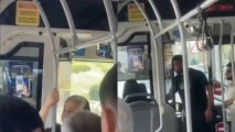 Avtobusda sürücü ilə sərnişinlər arasında GƏRGİNLİK: 