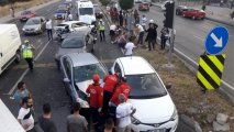 İstanbulda 10 avtomobil toqquşub, xeyli yaralı var