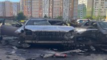 Moskvada yüksək rütbəli zabitin avtomobili partladıldı - özü və arvadı yaralandı - VİDEO