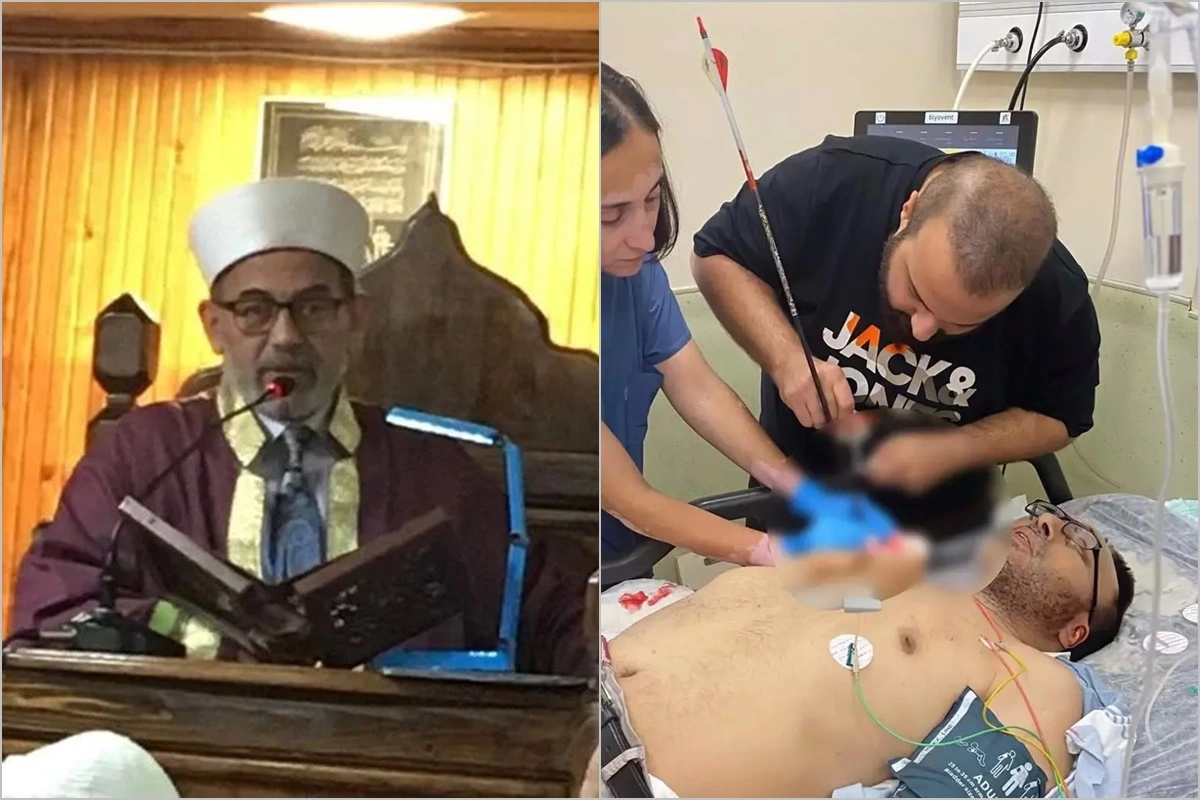 В Турции мужчина выстрелил из лука в имама мечети-ФОТО