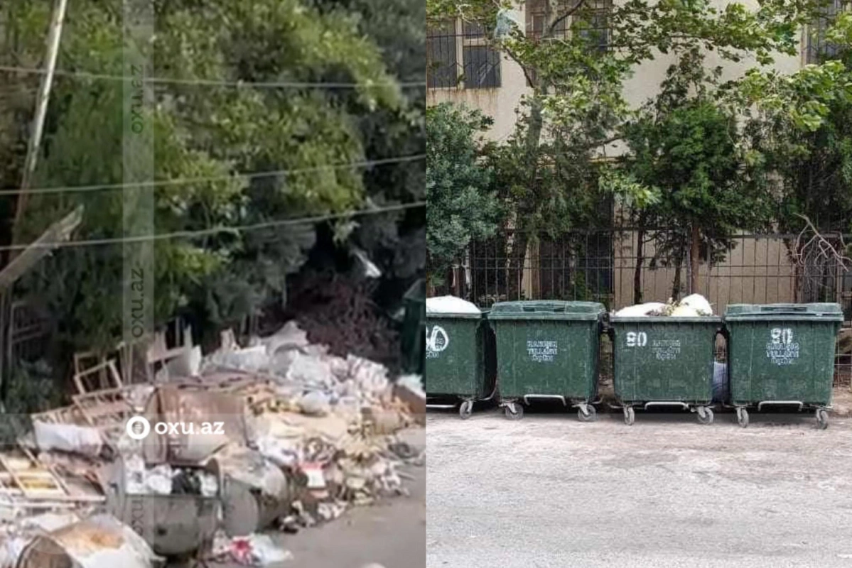 Территорию в Бинагадинском районе очистили от мусора-(ВИДЕО-ФОТО)