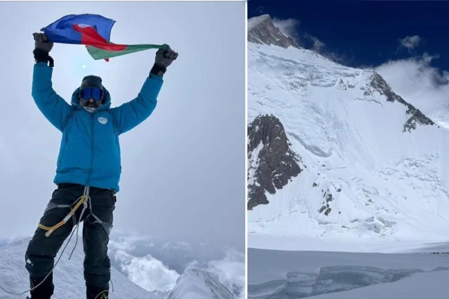 Азербайджанский альпинист покорил тринадцатую вершину мира