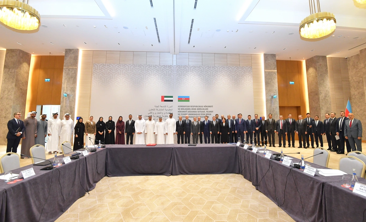 Состоялось девятое заседание Совместной межправкомиссии Азербайджан-ОАЭ