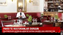 Parisdə restoranlar boş qalıb: Sahibkarlar müştərisizlikdən şikayətləniblər - VİDEO