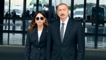 Prezident İlham Əliyev, birinci xanım Mehriban Əliyeva və qızları Leyla Əliyeva səs veriblər