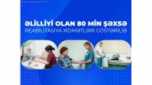 Əlilliyi olan 80 min şəxsə reabilitasiya xidmətləri göstərilib