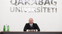 Prezident Qarabağ Universitetində çıxış etdi - VİDEO