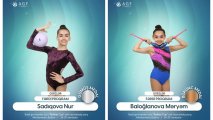 Azərbaycan bədii gimnastları Monteneqrodakı turnirdə 2 medal qazanıblar