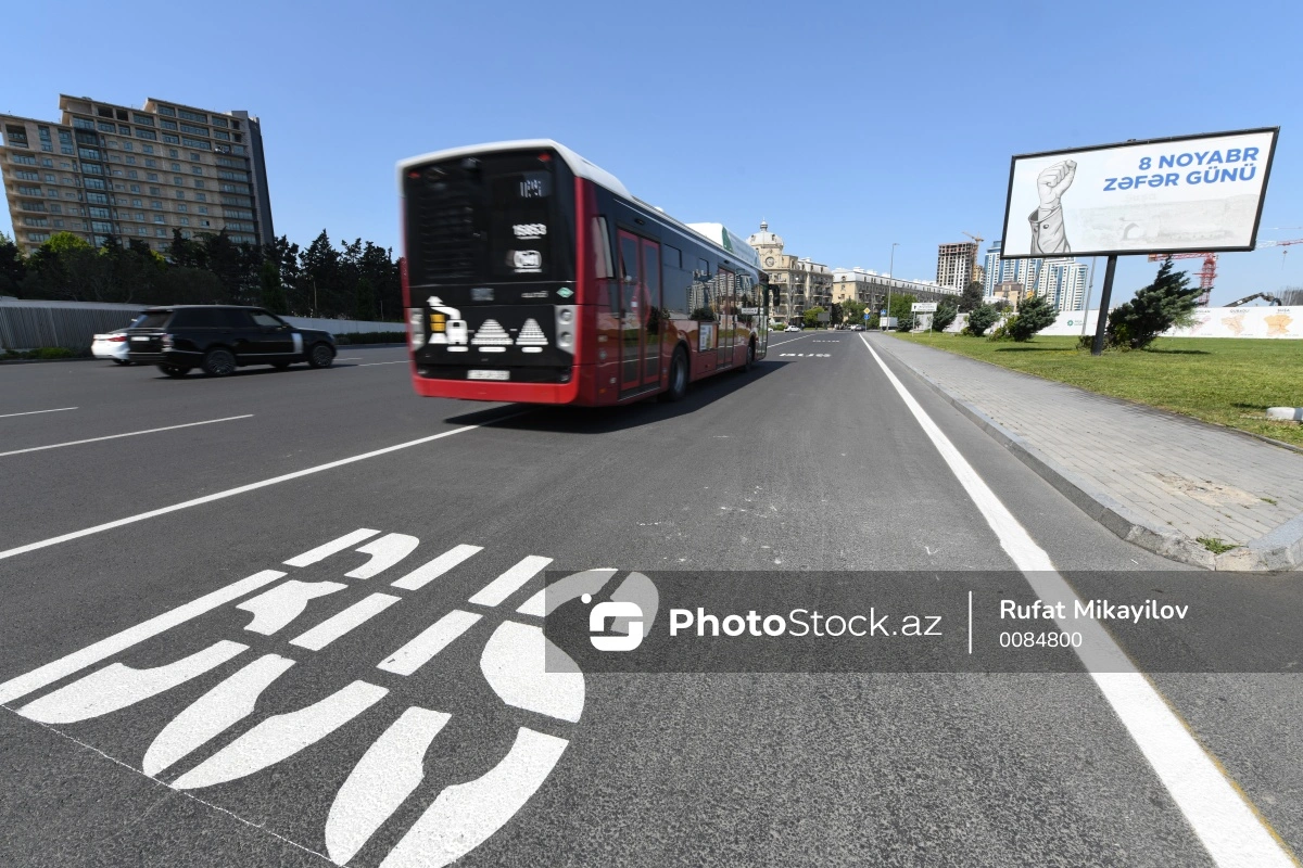 Вниманию водителей: в Баку упразднена 200-метровая автобусная полоса-ФОТО