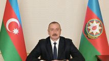 İlham Əliyev Cəbrayılda alkoqolsuz içki məhsulları istehsalı kompleksinin təməlini qoydu