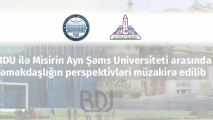 BDU ilə Misirin Ayn Şəms Universiteti arasında əməkdaşlığın perspektivləri müzakirə edilib