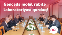 “Nar” Gəncədə tələbələr üçün mobil rabitə laboratoriyası təsis etdi - FOTOLAR