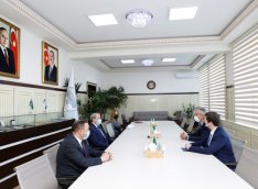 “Rossotrudniçestvo” təşkilatının nümayəndə heyəti BDU-da olub - FOTO