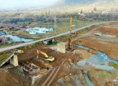 Ağdərə-Ağdam avtomobil yolunun inşasına başlanıldı - FOTO