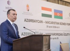 Azərbaycan-Macarıstan biznes forumu keçirilib - FOTOLAR