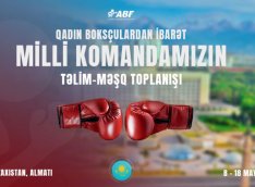 Qadın boksçulardan ibarət Azərbaycan millisi Almatıda hazırlıq keçəcək