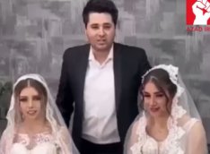 İranda bir bəy iki xanımla evlənib - VİDEO
