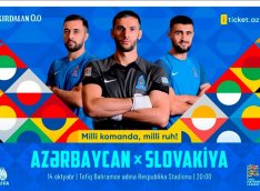 UEFA Millətlər Liqası: Azərbaycan - Slovakiya matçının biletləri satışa çıxarıldı