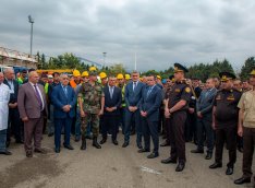 В Шамкире прошли масштабные учения по оповещению и сбору сил гражданской обороны-ФОТО