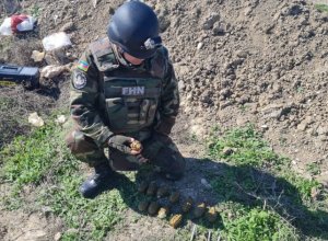 В Хырдалане обнаружено 12 гранат - ФОТО/ВИДЕО