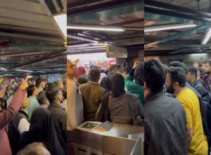 В тегеранском метро народ заставил отступить репрессивные силы - ВИДЕО