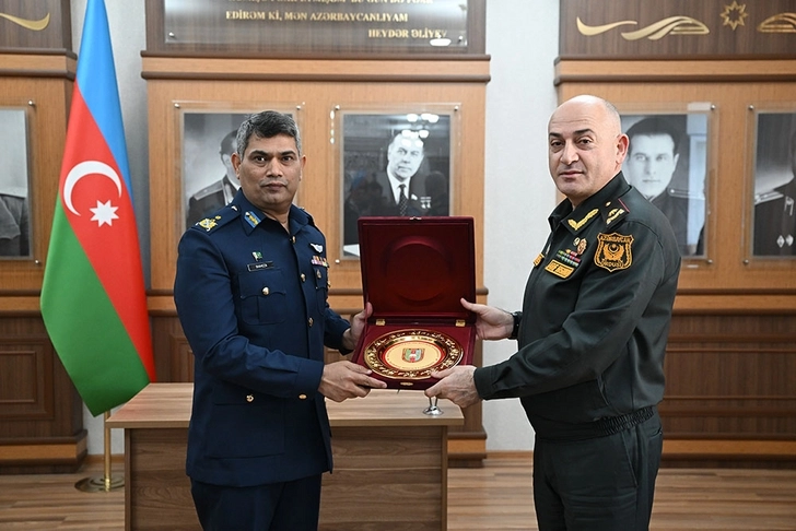 Руководство Академии ВВС Пакистана посетило Национальный университет обороны Азербайджана-ФОТО