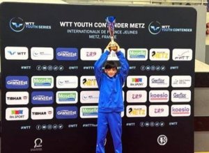 Азербайджанский игрок в настольный теннис завоевал 
