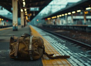 В Японии отменили свыше 100 поездов из-за сумки с пугающей надписью - ФОТО