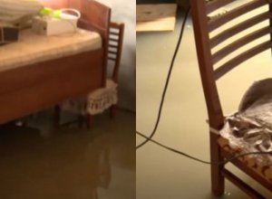 В результате дождей затопило дома в бакинском поселке - ВИДЕО