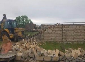 В Гейгельском и Гедабейском районах снесены незаконные постройки - ФОТО/ВИДЕО