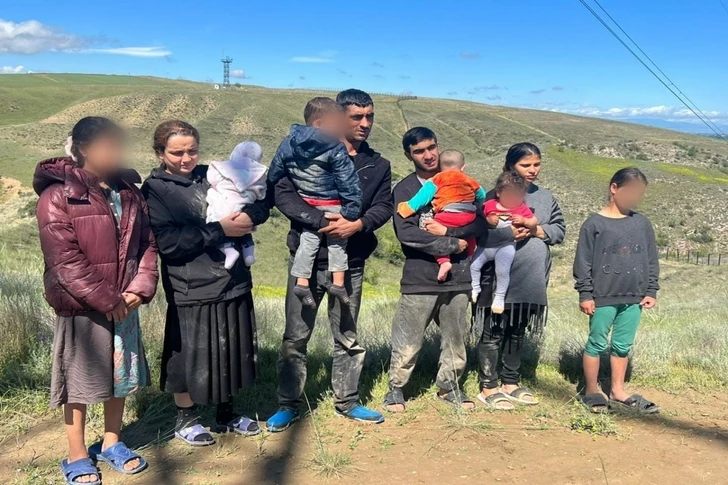 За попытку нарушения госграницы Азербайджана задержаны 10 человек: среди них маленькие дети