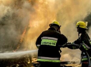 В Балакенском районе произошел пожар в доме-музее шехида-(ВИДЕО-ФОТО)