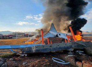 СМИ: Число погибших в авиакатастрофе в Южной Корее достигло 62-ВИДЕО