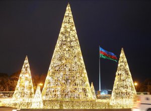 Погода в Азербайджане в первый день нового года