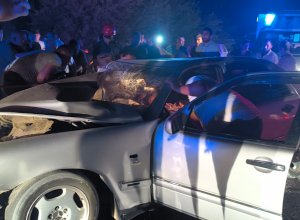 Goranboyda yol qəzası baş verib - 7 nəfər xəsarət alıb - FOTO