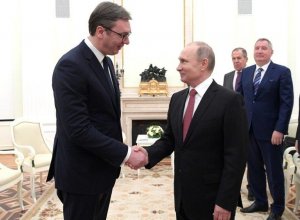 Вучич и Путин провели встречу в Китае