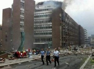 Сильный взрыв прогремел в центре Осло
