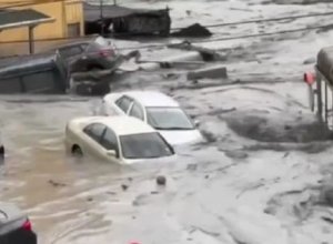 На Тайване из-за тайфуна 