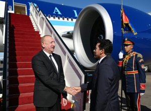Президент Ильхам Алиев прибыл в Египет с рабочим визитом -ФОТО