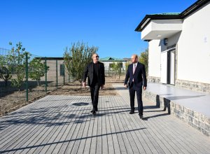 Президент Ильхам Алиев принял участие в открытии второго этапа села Агалы и села Мамедбейли в Зангилане-(ФОТО)