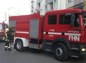 В Сумгайыте произошёл пожар в жилом здании