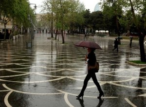 Завтра в Азербайджане сохранится дождливая погода