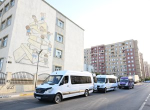 В село Хыдырлы отправилась очередная группа переселенцев