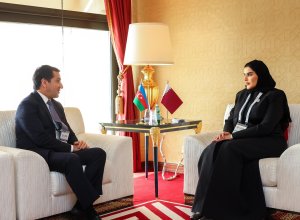 Хикмет Гаджиев и госминистр Катара обсудили отношения Баку и Дохи