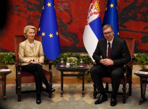 Фон дер Ляйен прервала Вучича, когда он заговорил о послании из России