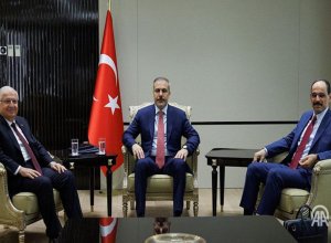 Хакан Фидан, Яшар Гюлер и Ибрагим Калын прибыли в Сирию